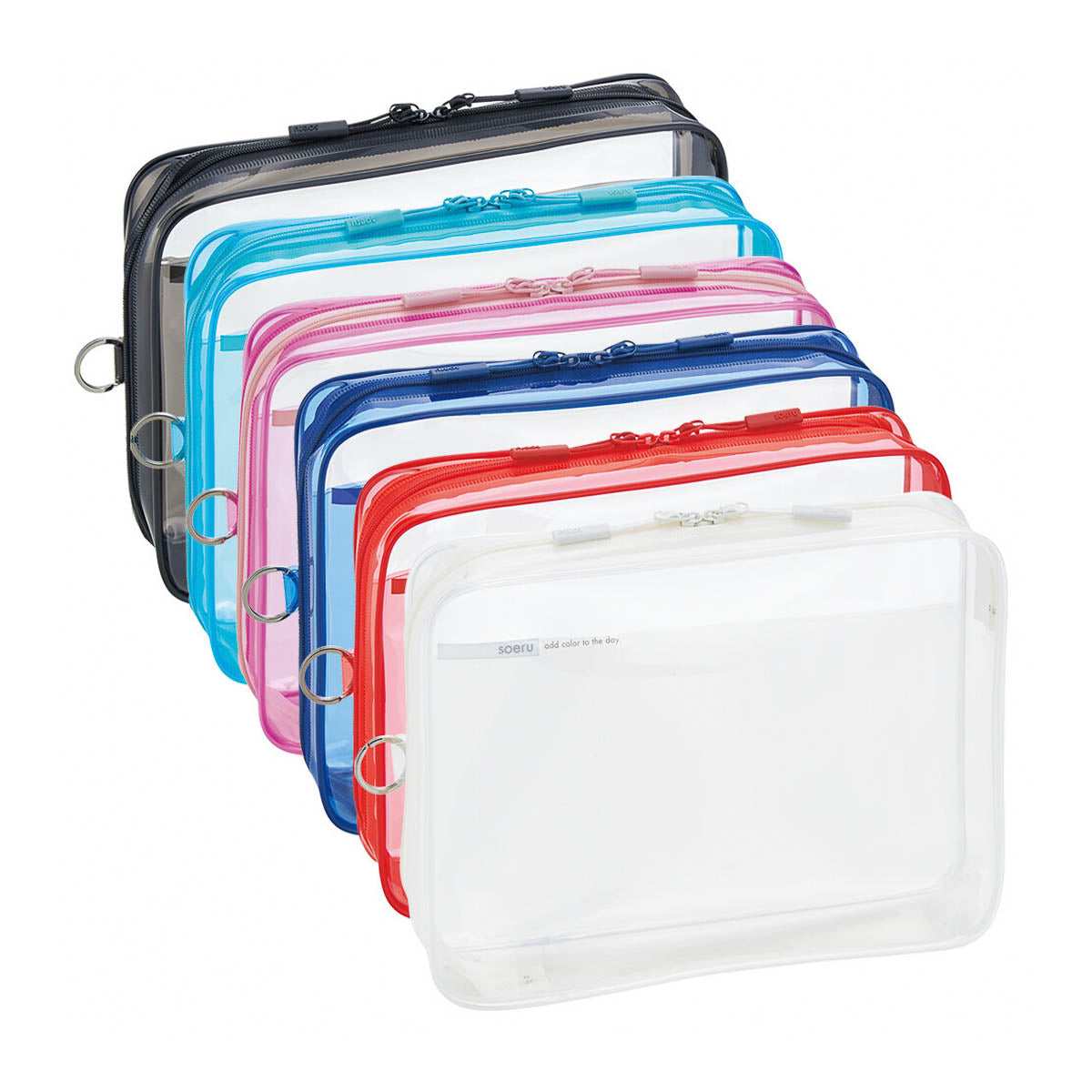 Zubehörtasche - LIHIT LAB - PuniLabo - soeru - clear box - A5