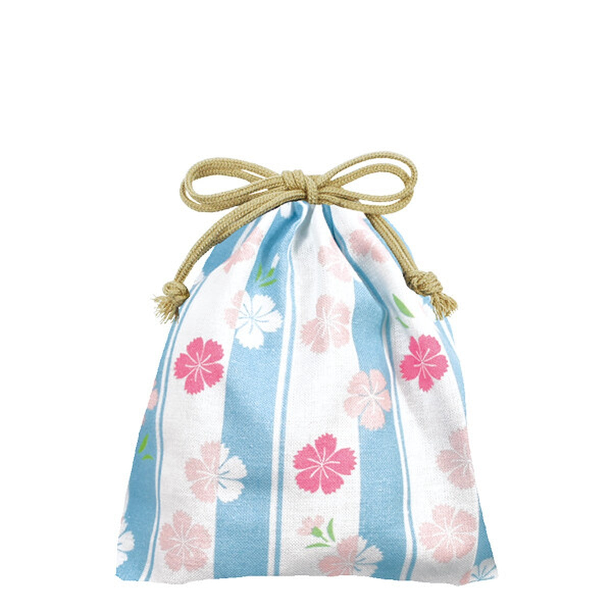 Zubehörtasche - Drawstring Bag - Delicate Carnations
