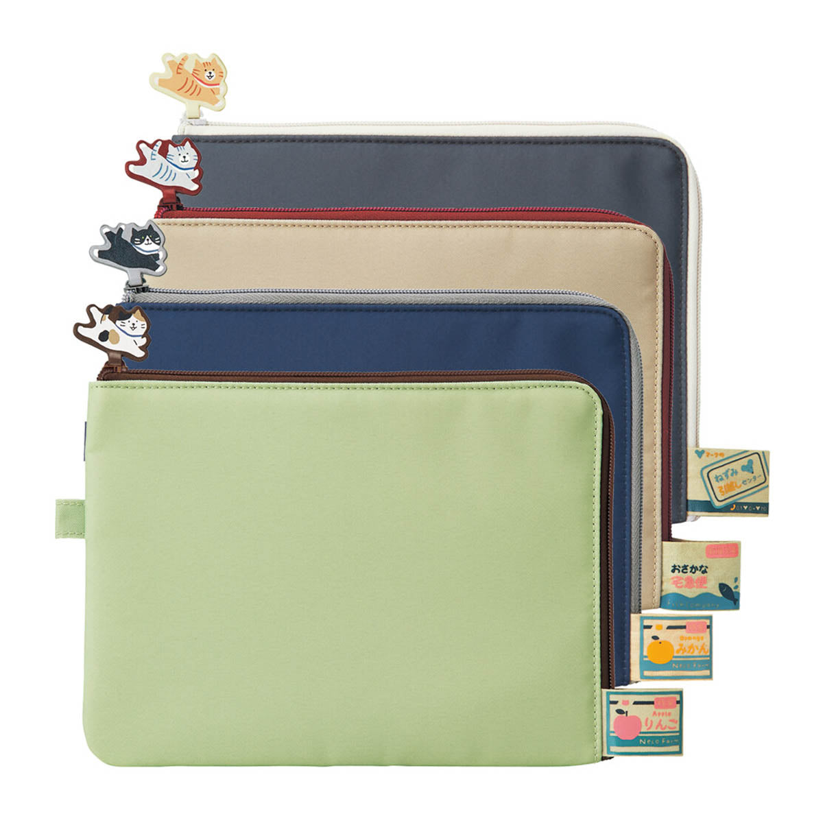 Zubehörtäschchen - LIHIT LAB - Nyan Scene flat card pouch