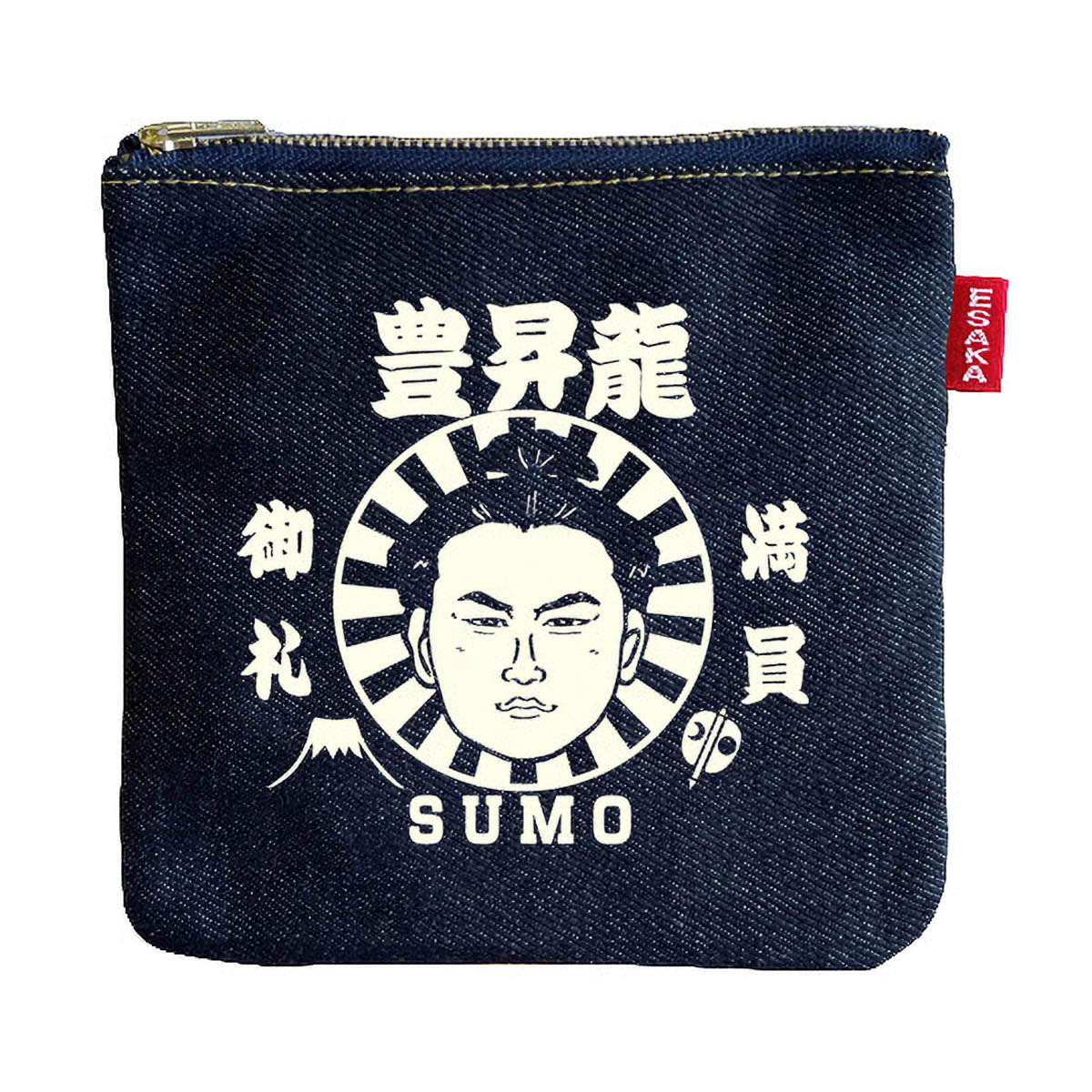 Zubehörtäschchen - Esaka Jeans - Sumo Wrestling Denim Pouch