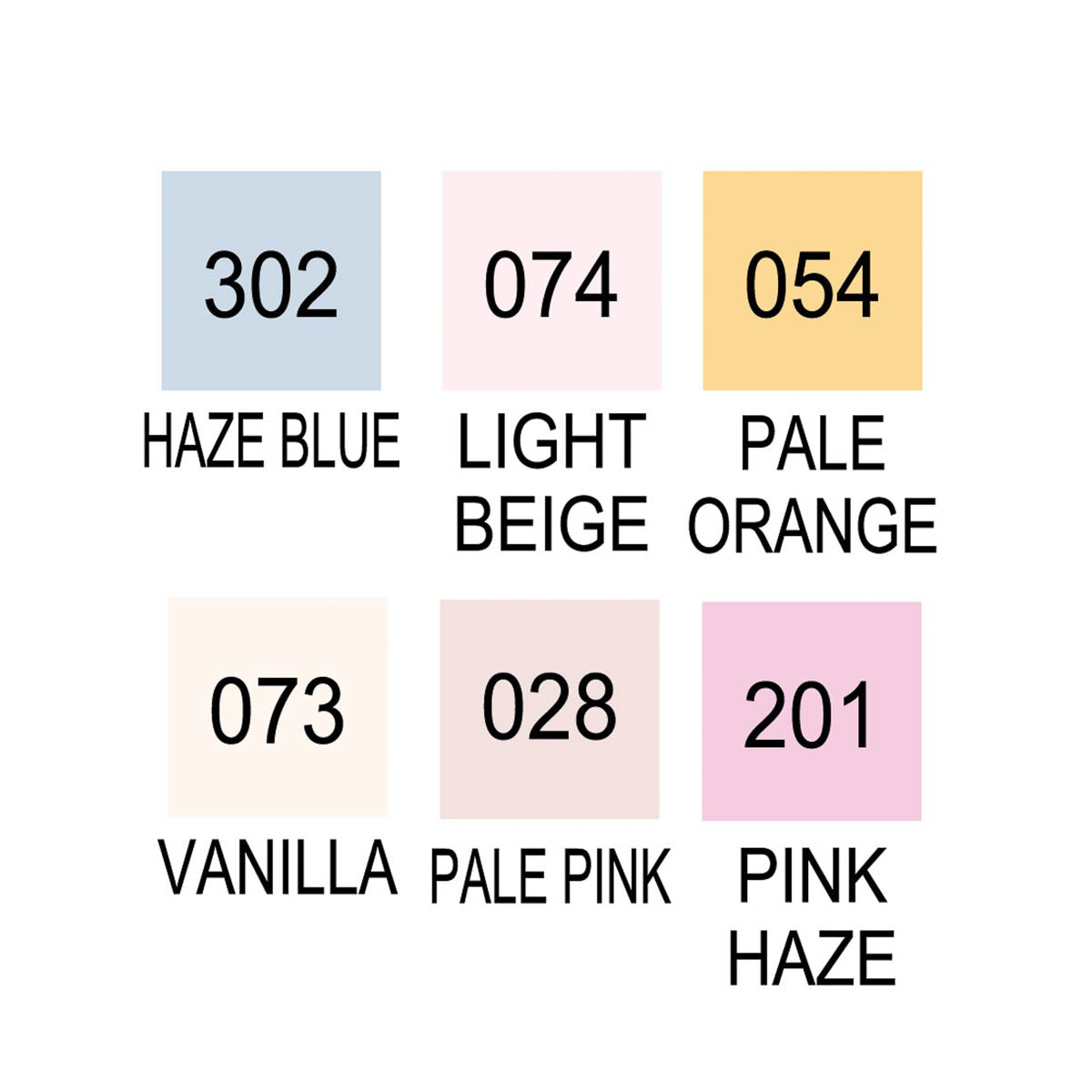 Pinselstift - Kuretake - ZIG Clean Color - Real Brush - 6 Colors Set