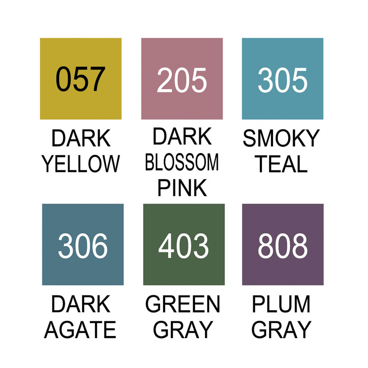 Pinselstift - Kuretake - ZIG Clean Color - Real Brush - 6 Colors Set