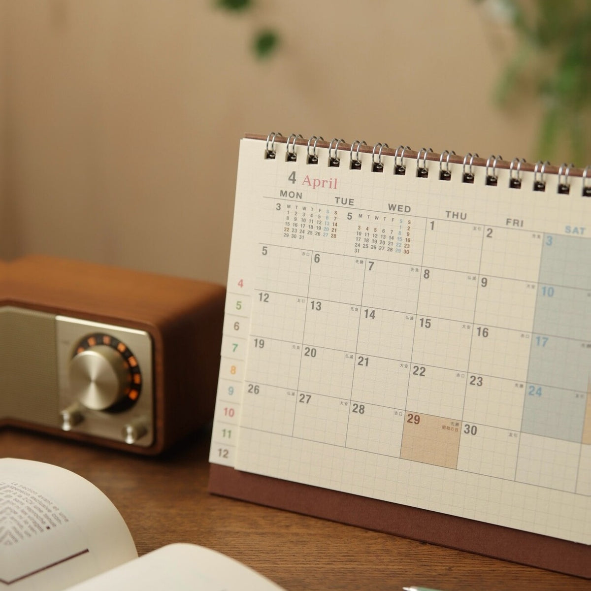 Kalender - 2027 - Desk Calendar - A5