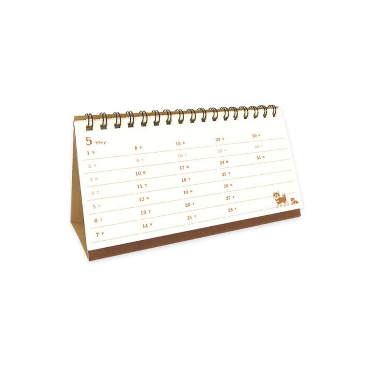 Kalender - 2027 - Desk Calendar - Slim