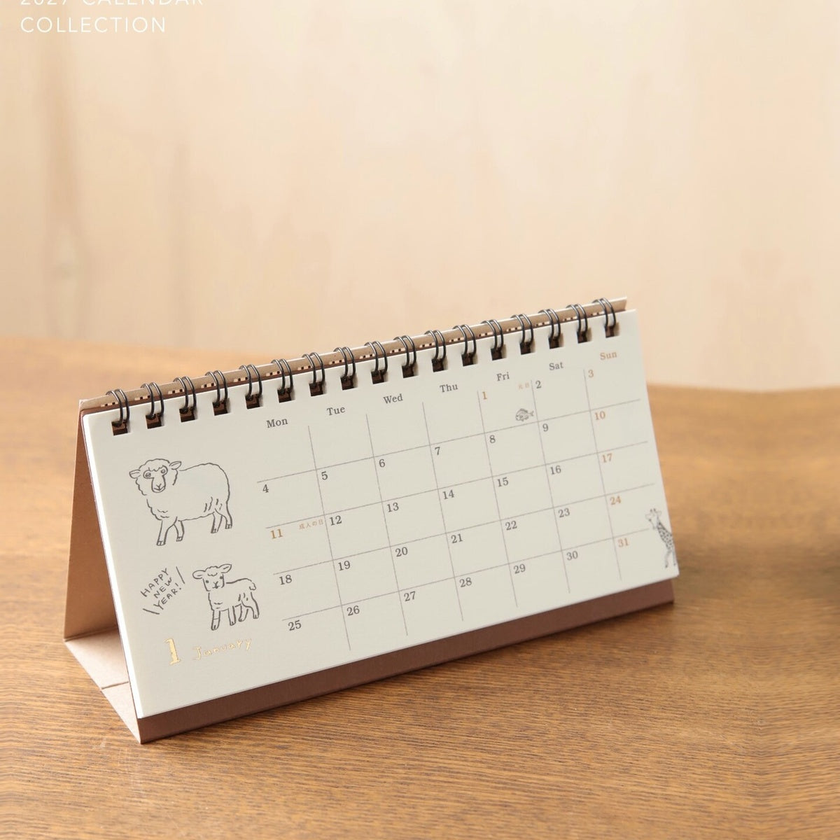 Kalender - 2027 - Desk Calendar - Slim