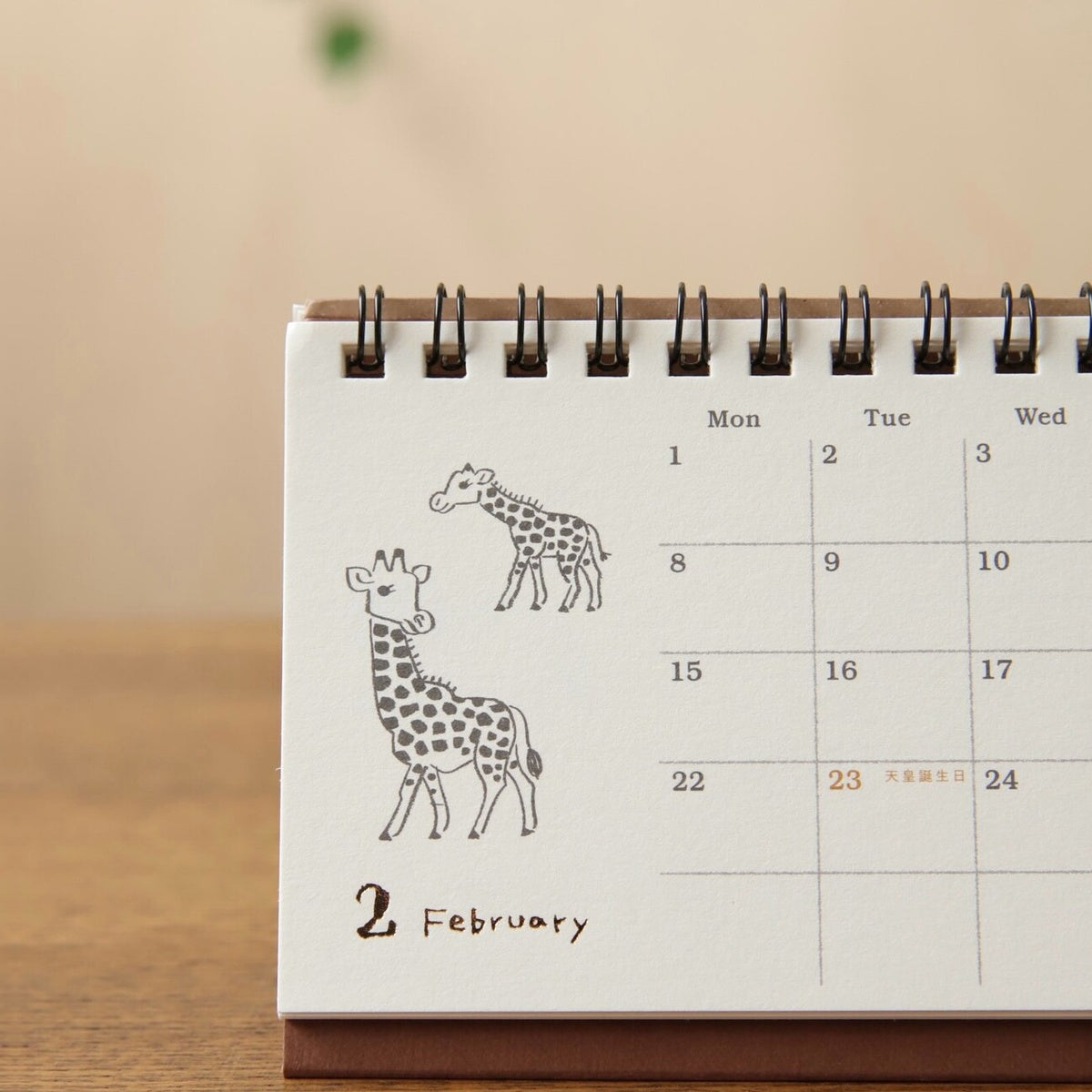Kalender - 2027 - Desk Calendar - Slim