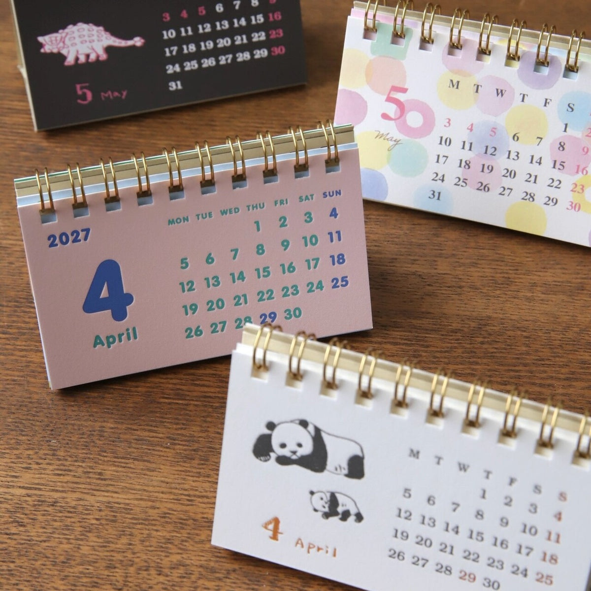Kalender - 2027 - Desk Calendar - Business Card Size