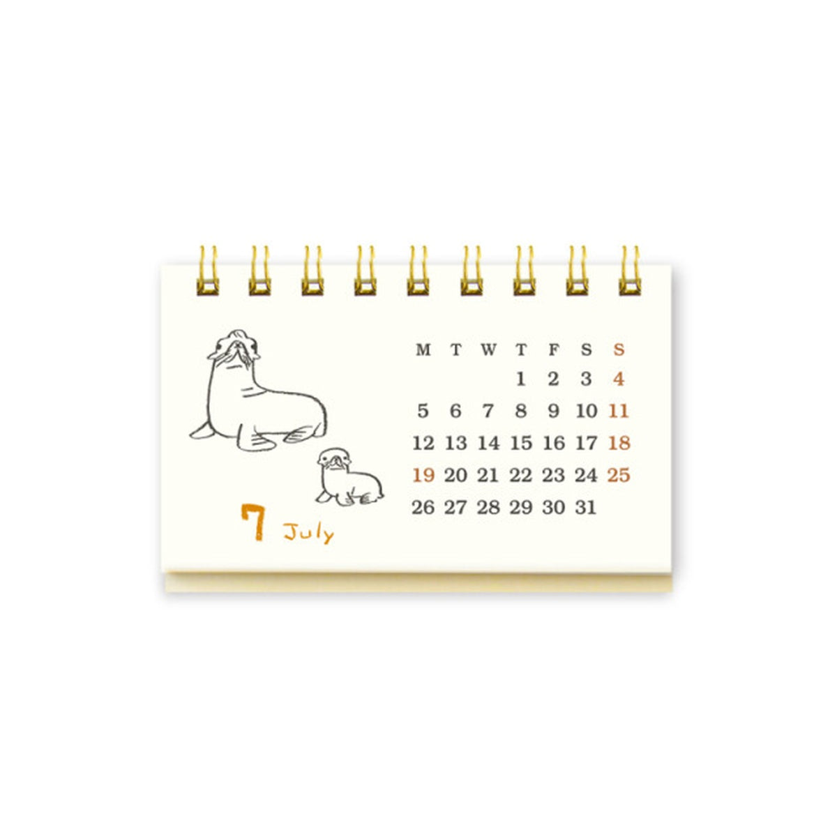 Kalender - 2027 - Desk Calendar - Business Card Size