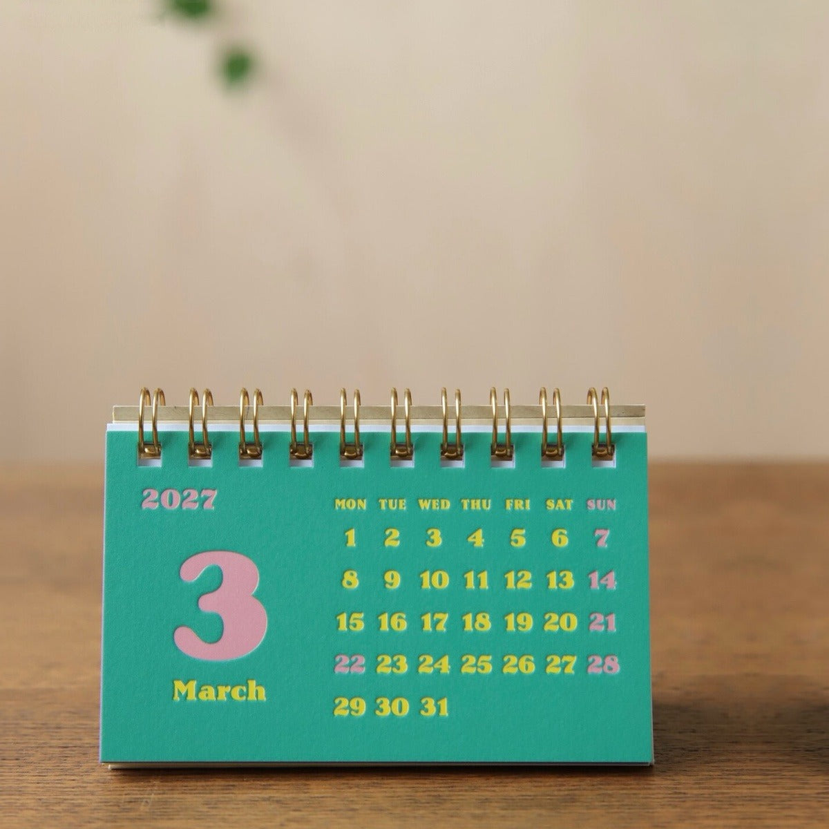 Kalender - 2027 - Desk Calendar - Business Card Size