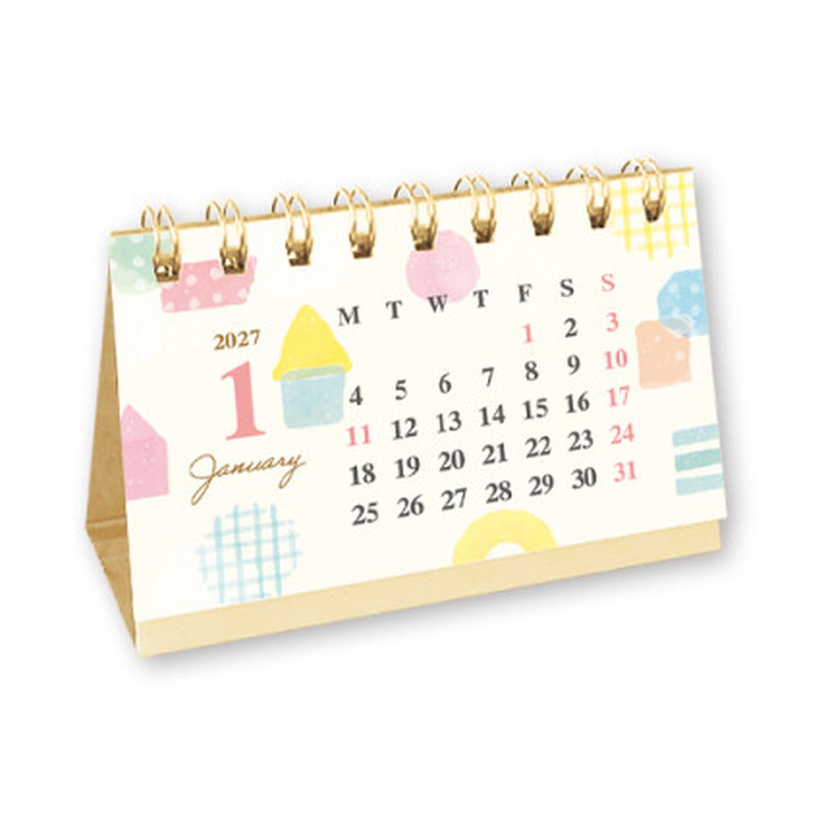 Kalender - 2027 - Desk Calendar - Business Card Size