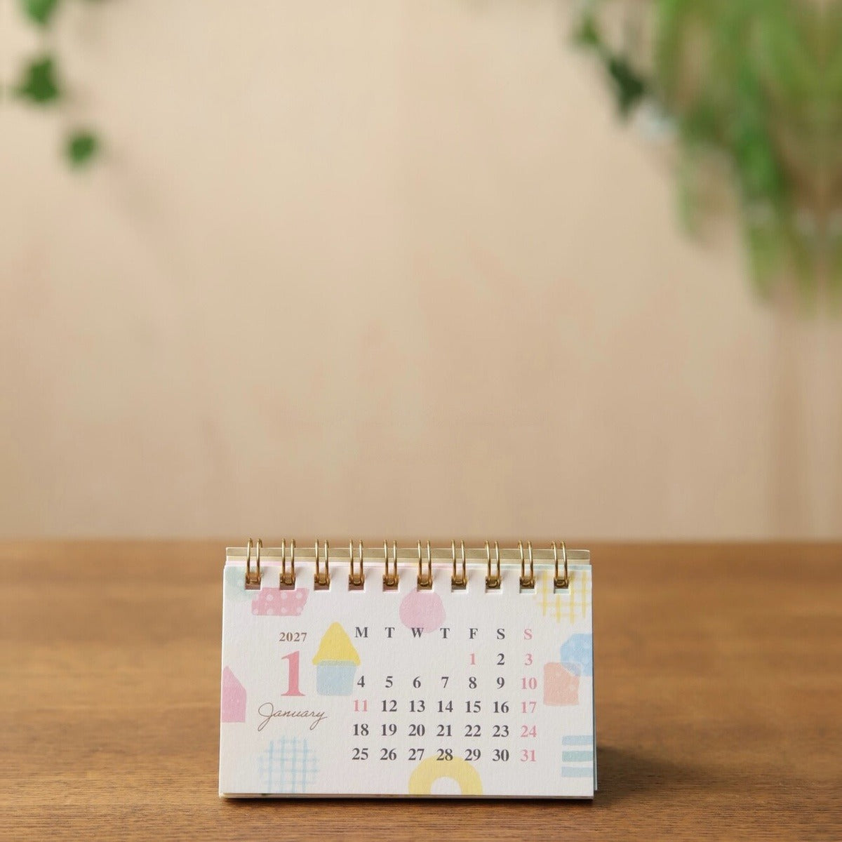 Kalender - 2027 - Desk Calendar - Business Card Size