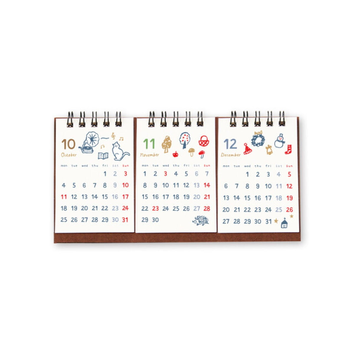 Kalender - 2027 - Desk Calendar - 3 Months