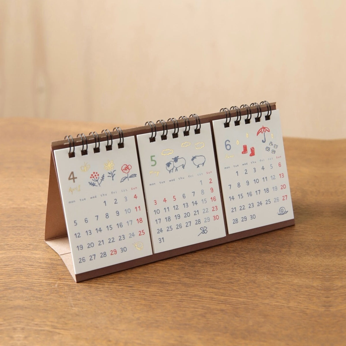 Kalender - 2027 - Desk Calendar - 3 Months