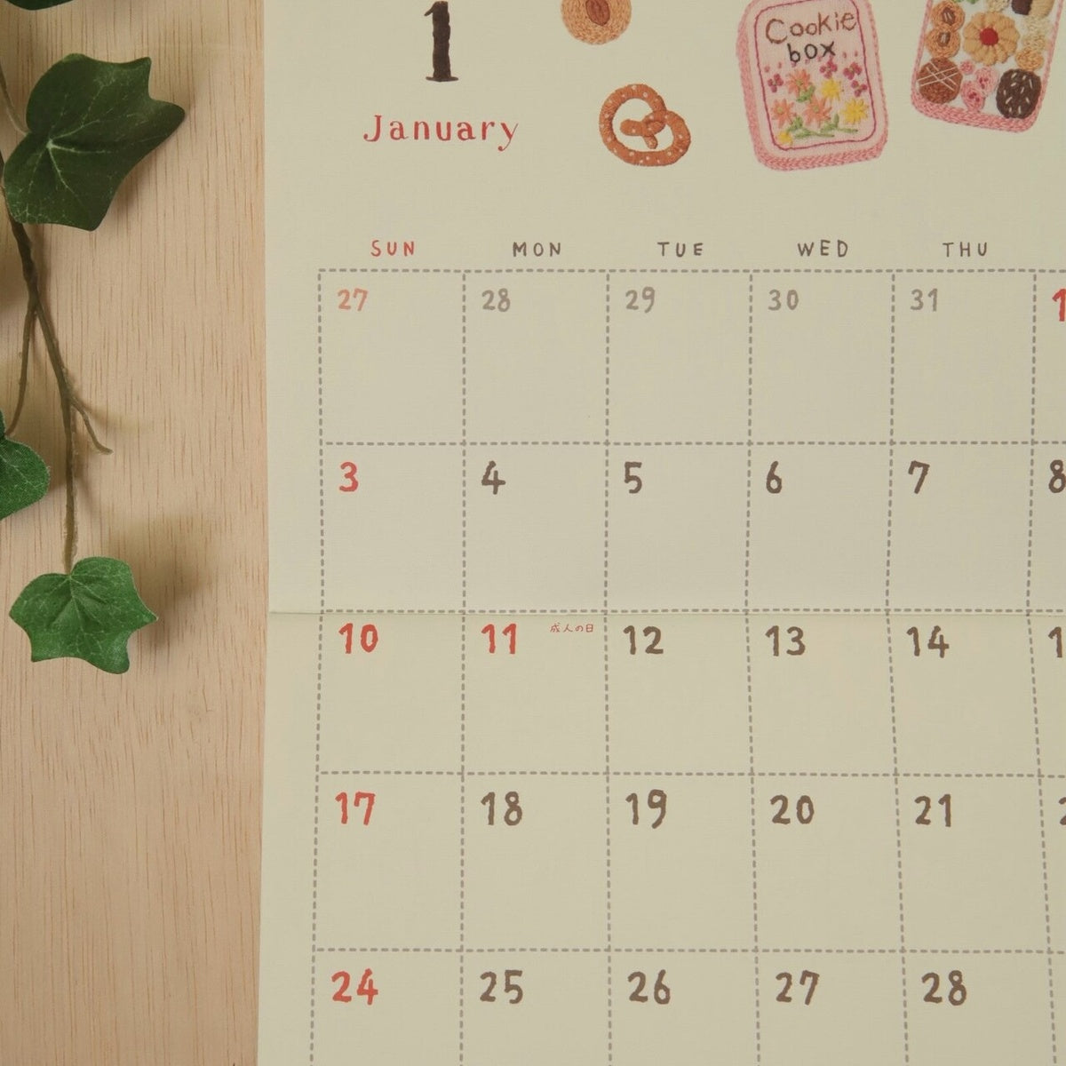 Kalender - 2027 - Wall Calendar - Stitch