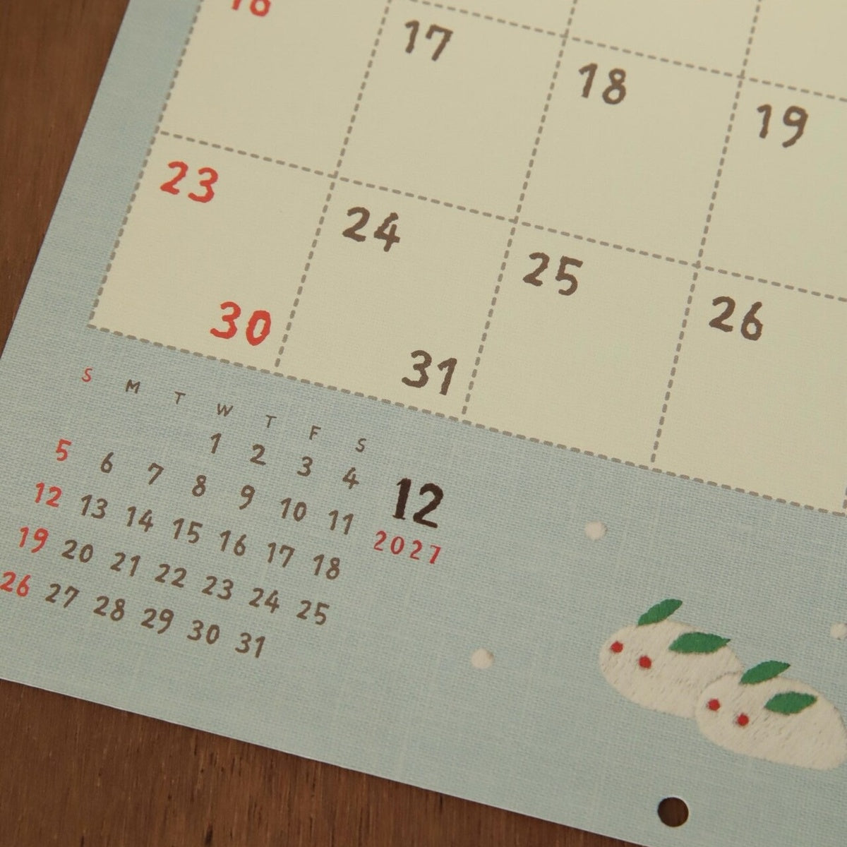 Kalender - 2027 - Wall Calendar - Stitch