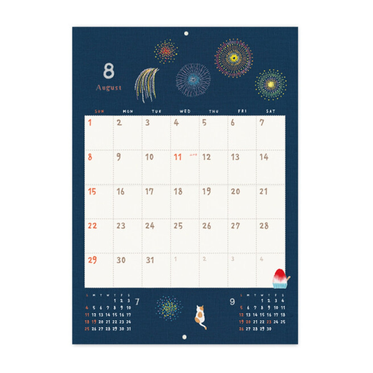 Kalender - 2027 - Wall Calendar - Stitch