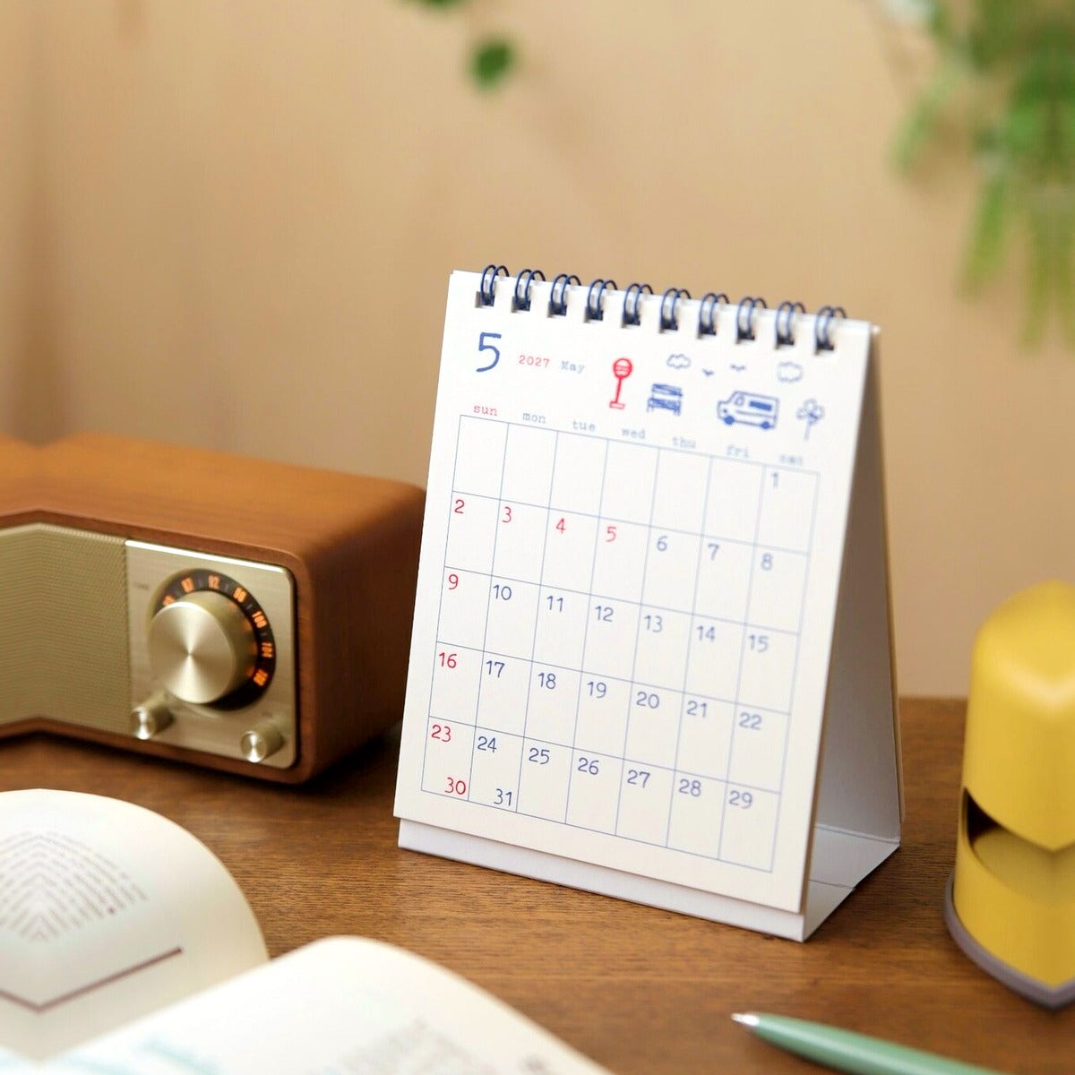 Kalender - 2027 - Desk Calendar - Memo