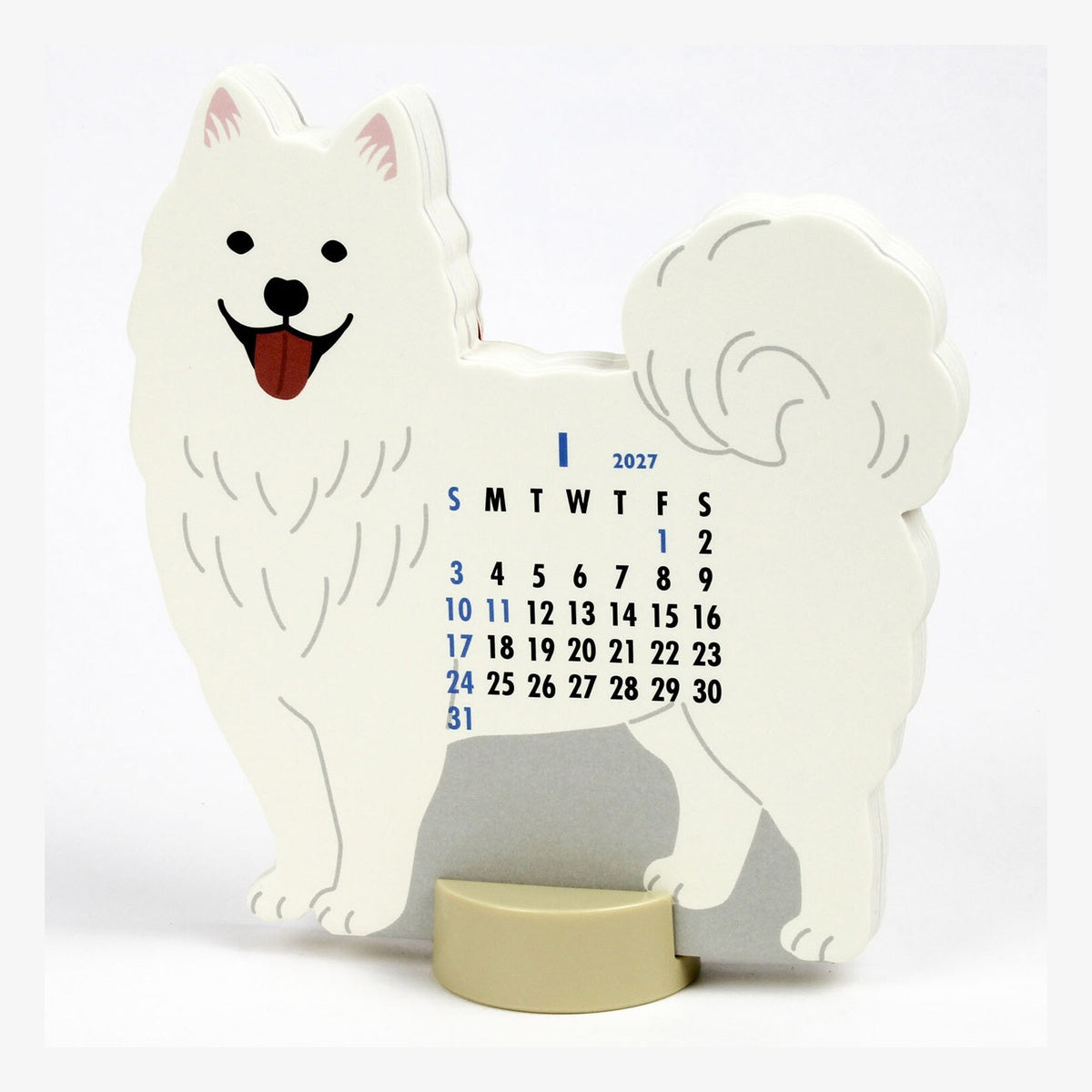 Kalender - 2027 - Mini Stand-Kalender