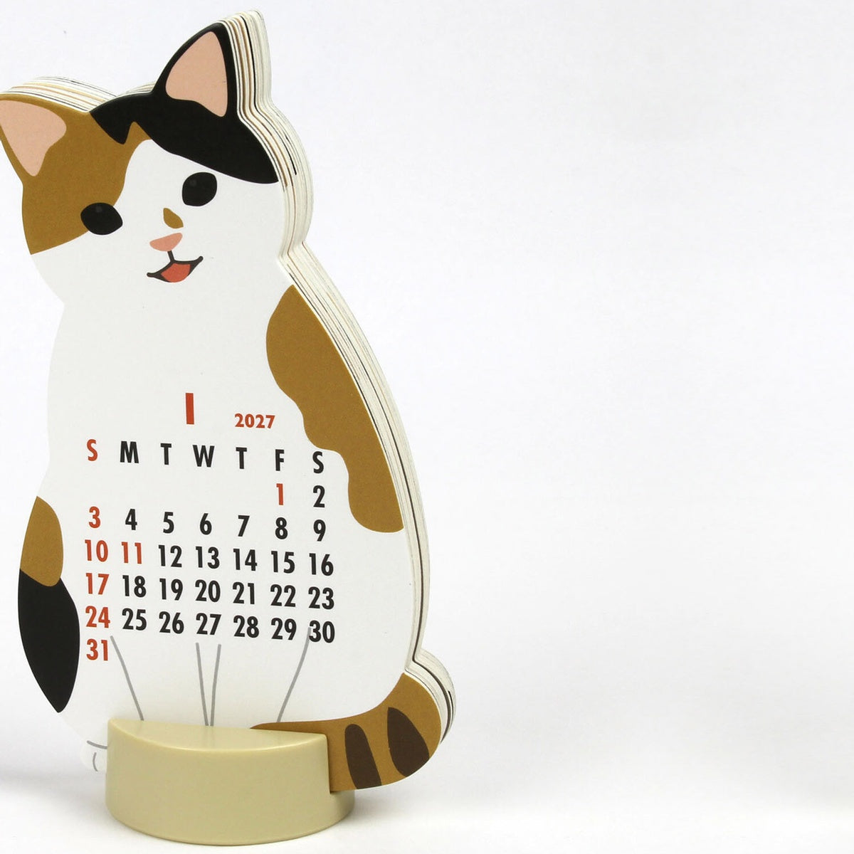 Kalender - 2027 - Mini Stand-Kalender