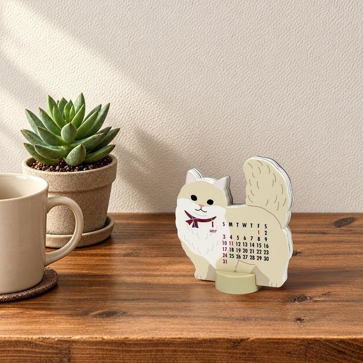 Kalender - 2027 - Mini Stand-Kalender
