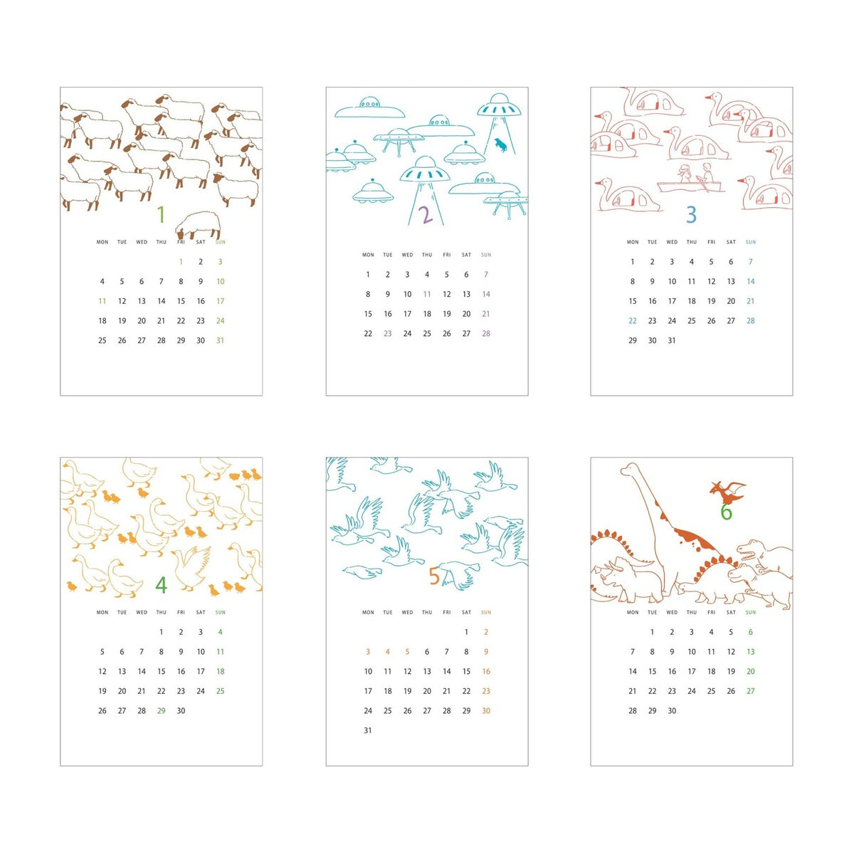 Kalender - 2027 - Tischkalender - Ah La La