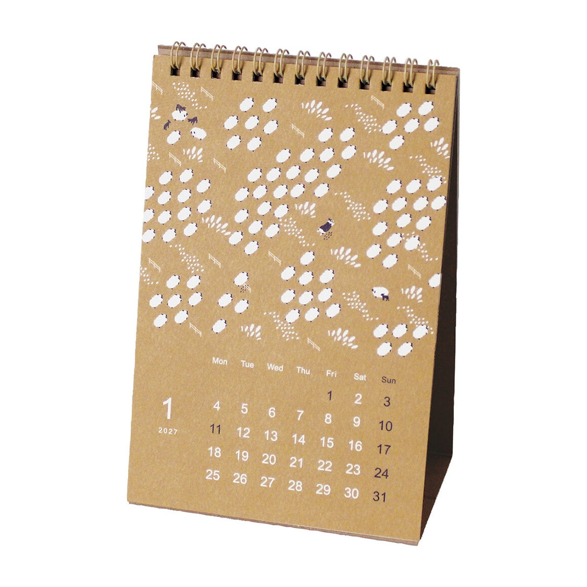 Kalender - 2027 - Tischkalender - Ring-Kalender (hoch)
