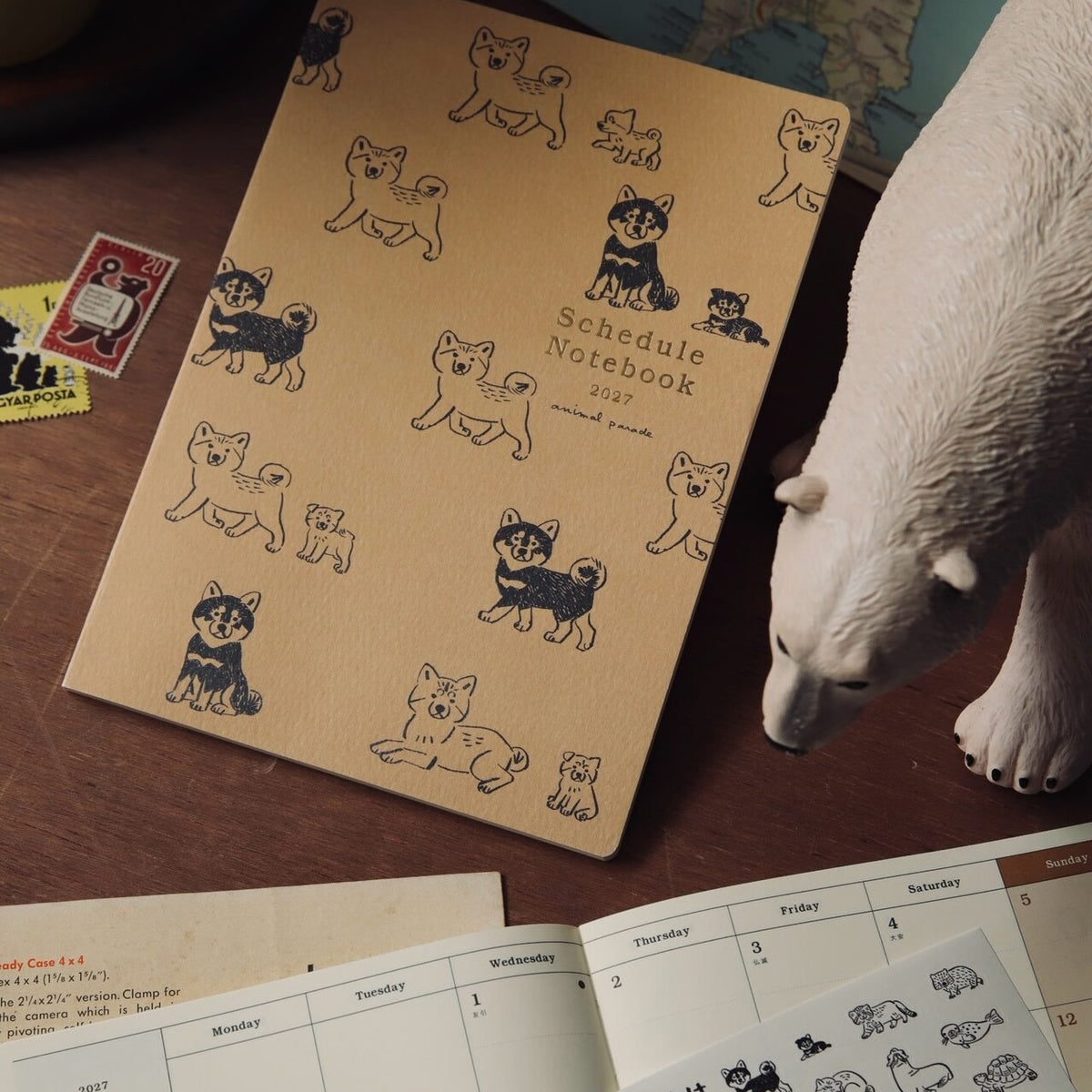 Kalender Tagebuch - RYU-RYU - Animal Parade - 2026-2027 - Month - A5