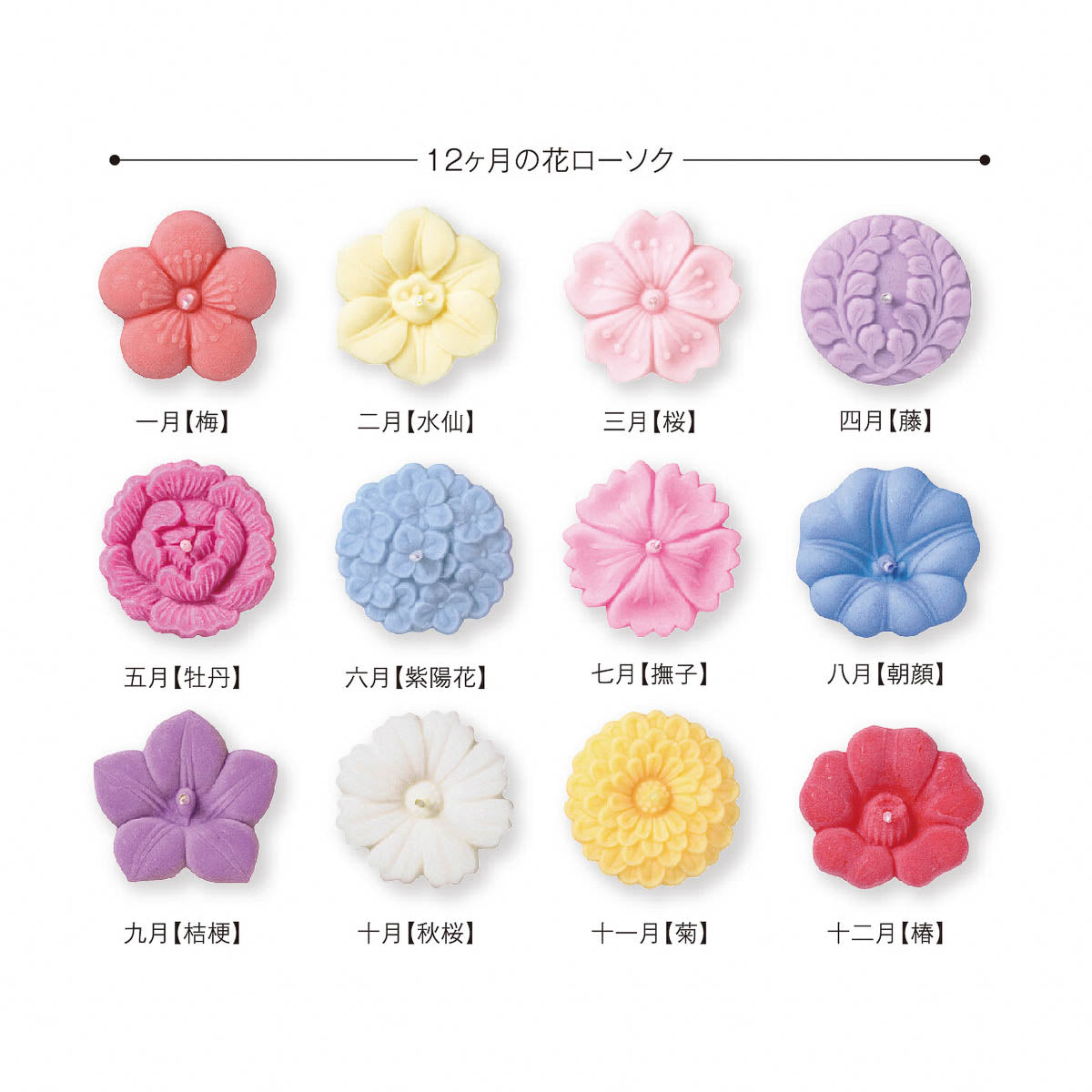 Kerzenset - Cup Candle Set - Akari Hana Tour