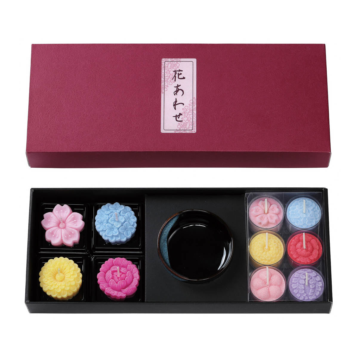 Kerzenset - Cup Candle Set - Akari Hana Tour + Flower Calendar