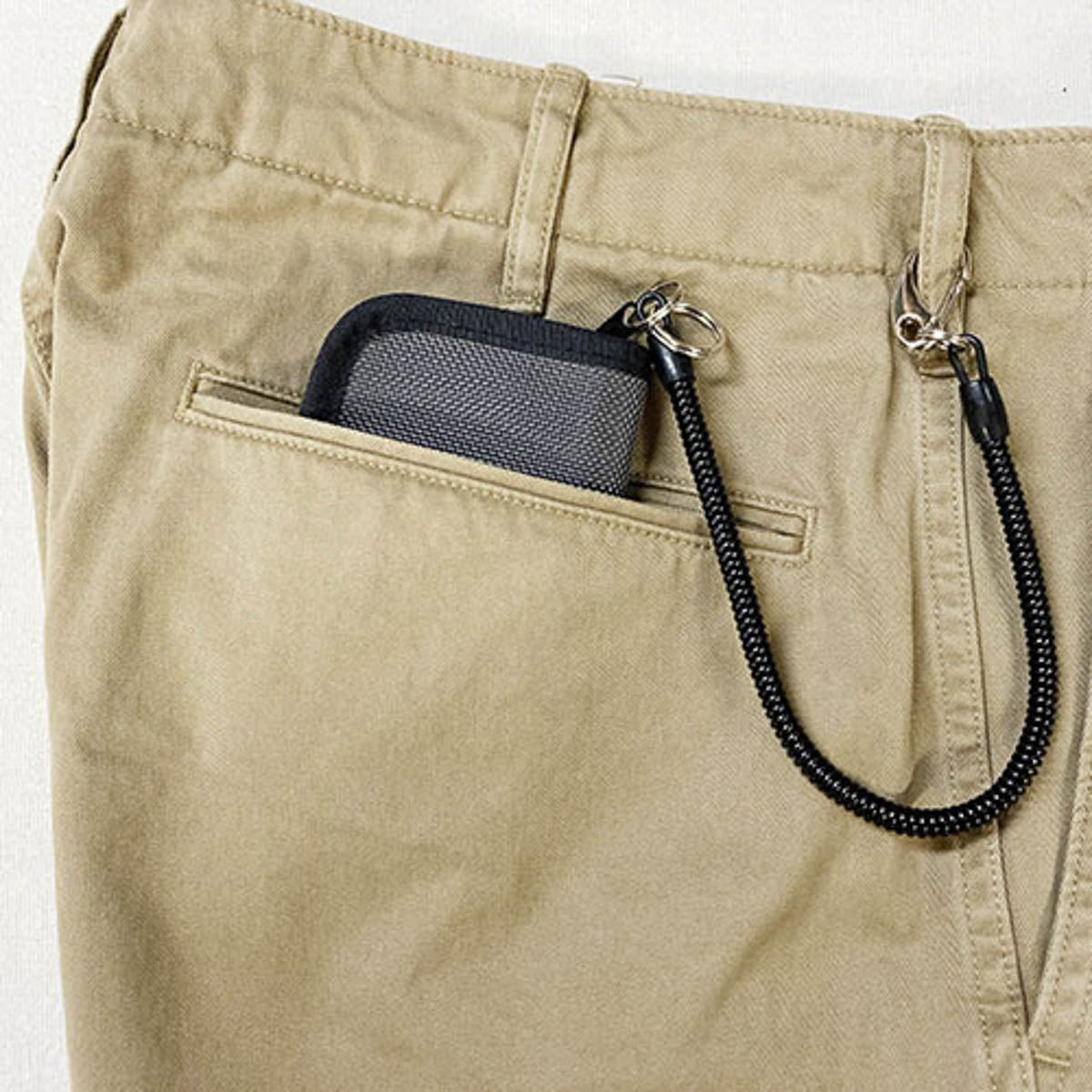 Karabiner - Pierced Wallet Coil Key Holder