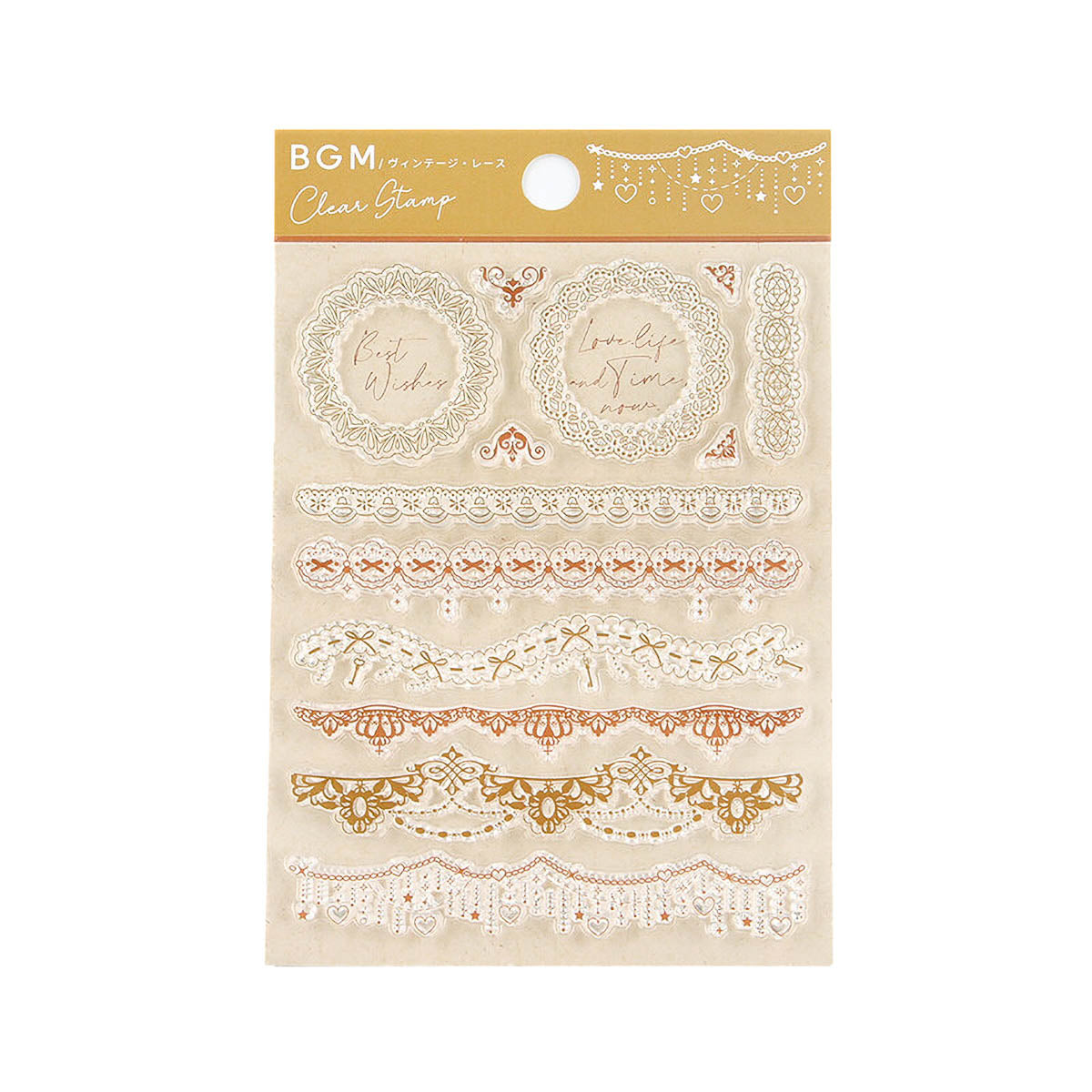Acryl Stempel - BGM - Decorative Lines