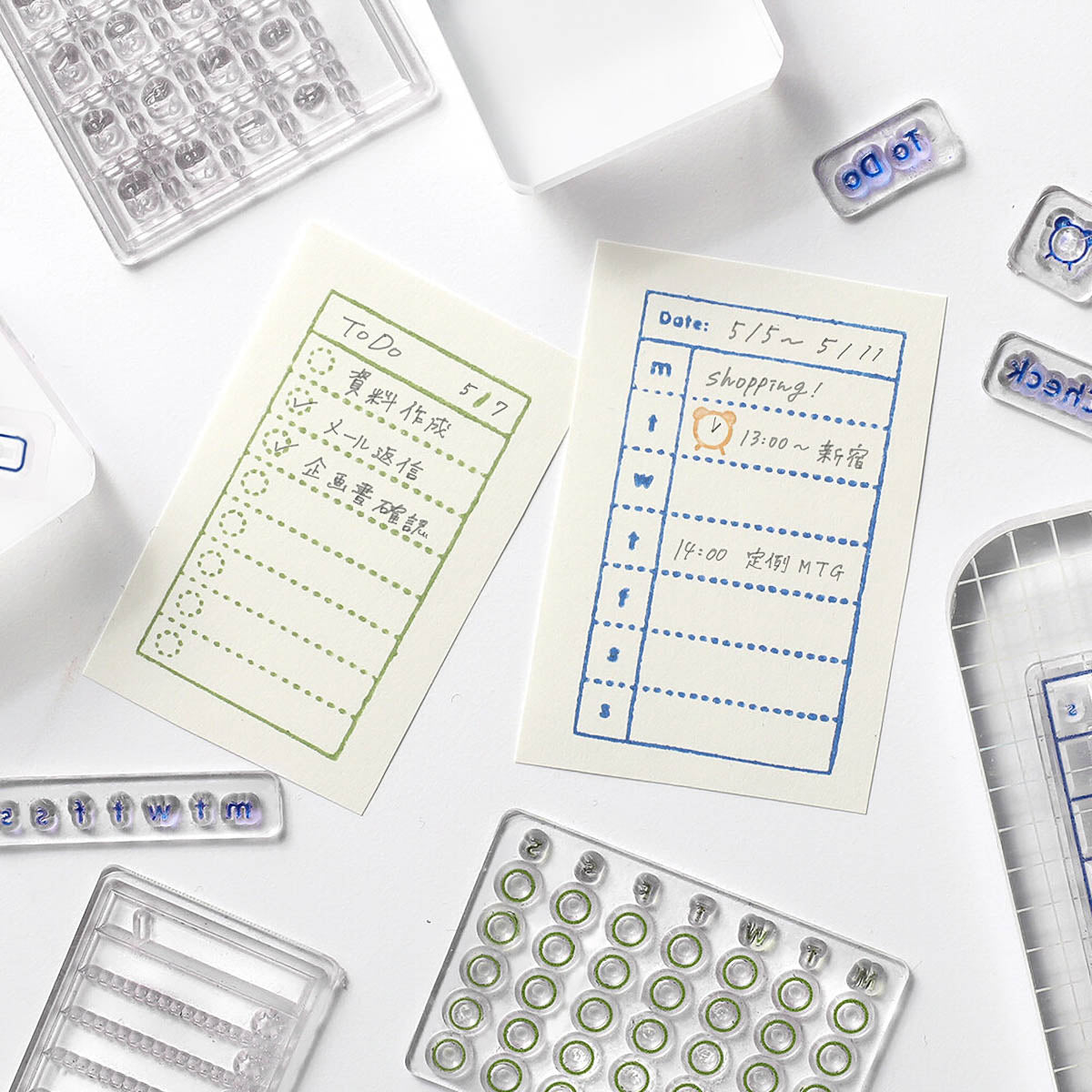Acryl Stempel - BGM - Tagebuch - Vol. 2