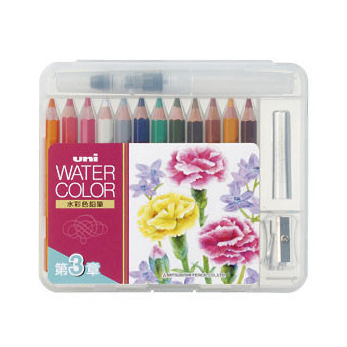 Buntstift - Uni Mitsubishi Pencil - Uni Watercolor Pencil - Compact Coloring Set