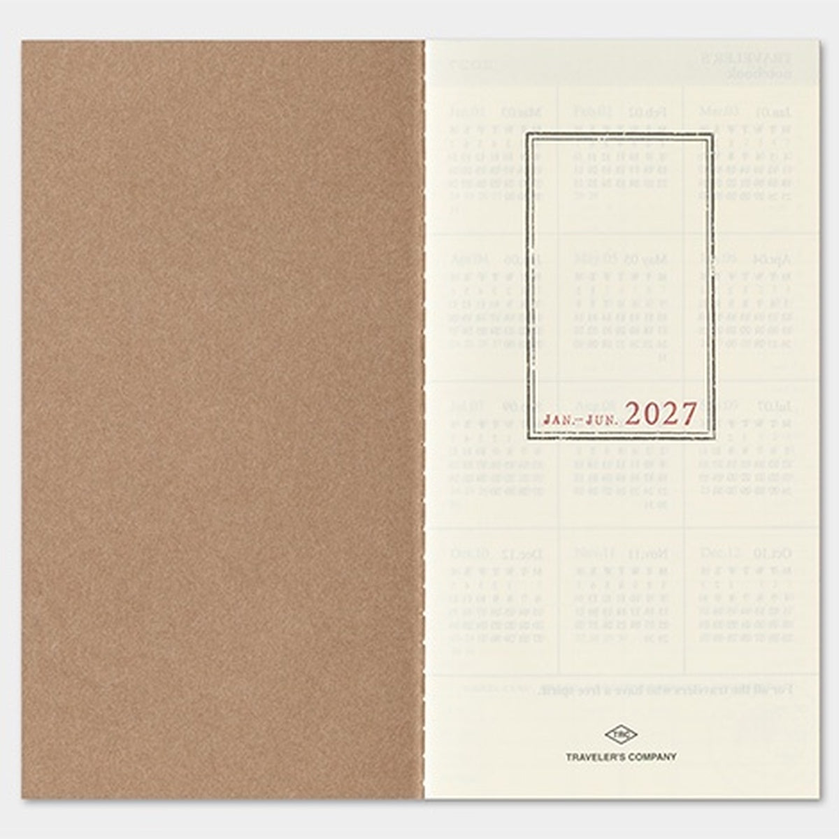 Tagebuch - TRAVELER'S notebook - Regular Size - Calendar & Diary - 2027