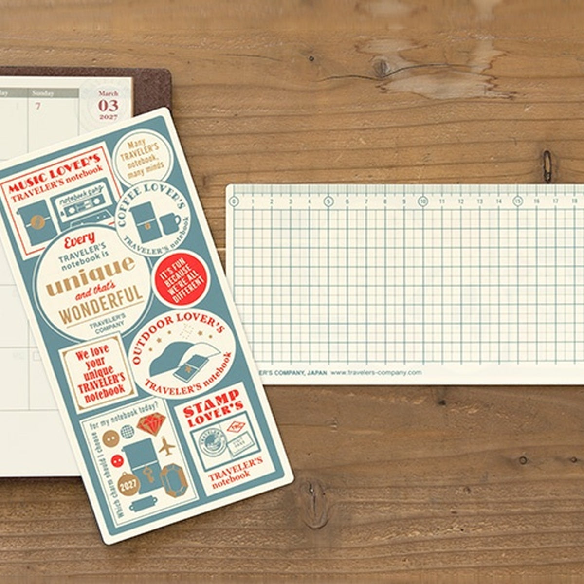 Tagebuch - TRAVELER'S notebook - Regular Size - Calendar & Diary - 2027