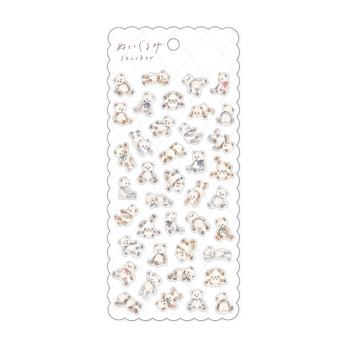 Deko-Sticker - Plüschtiere