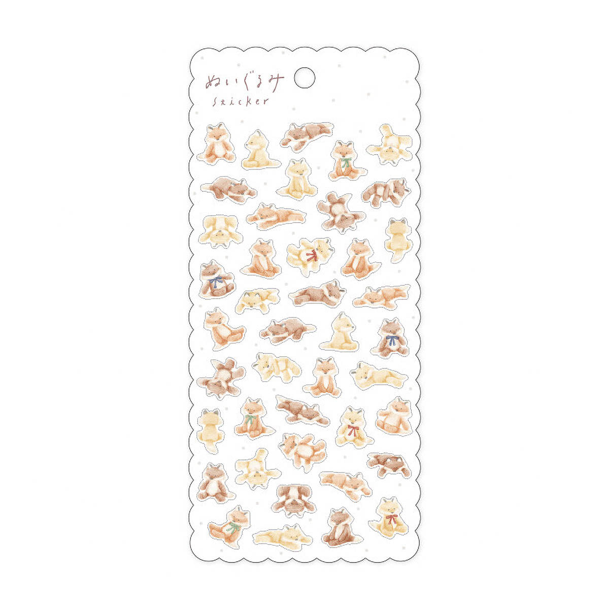 Deko-Sticker - Plüschtiere