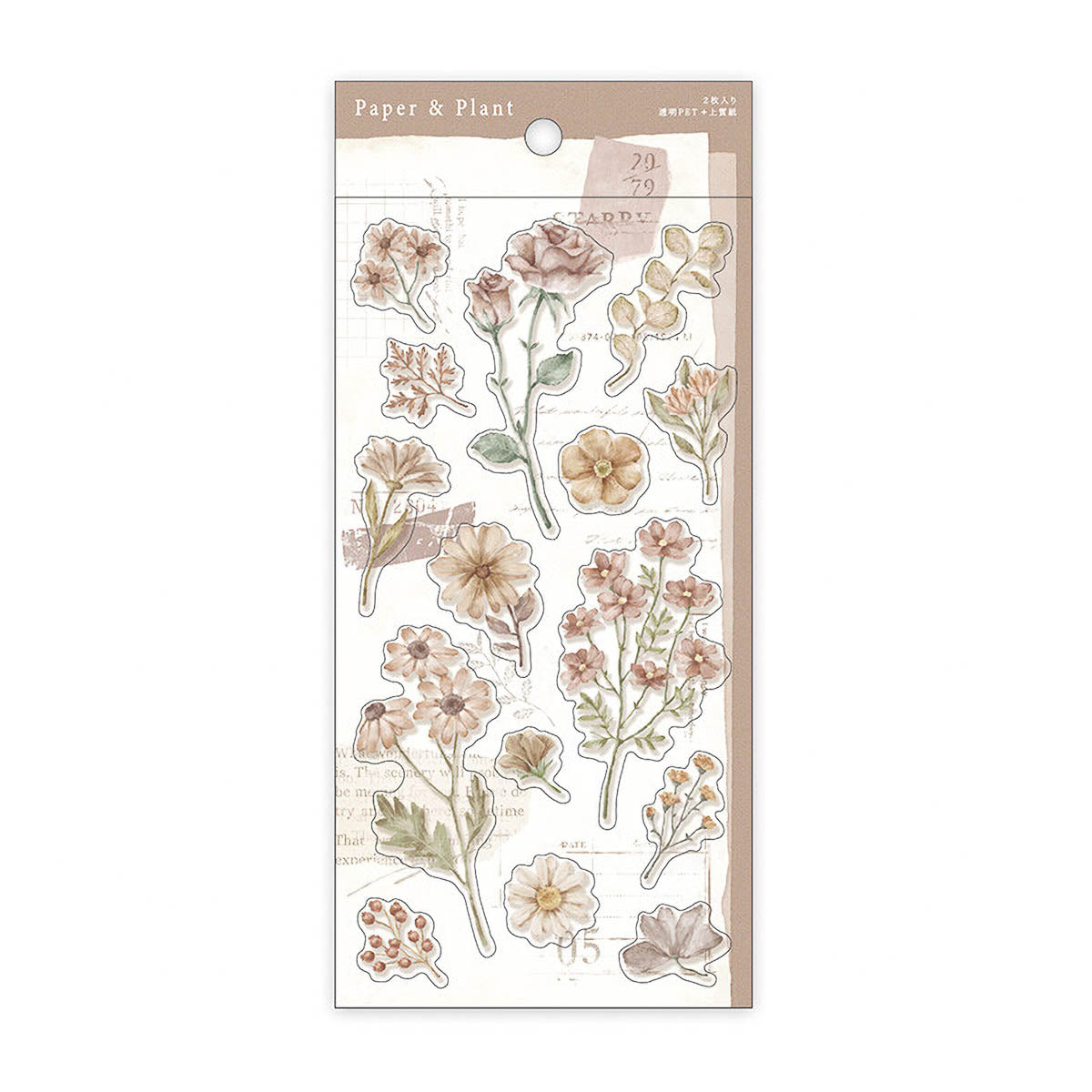 Deko-Sticker - Paper & Plant