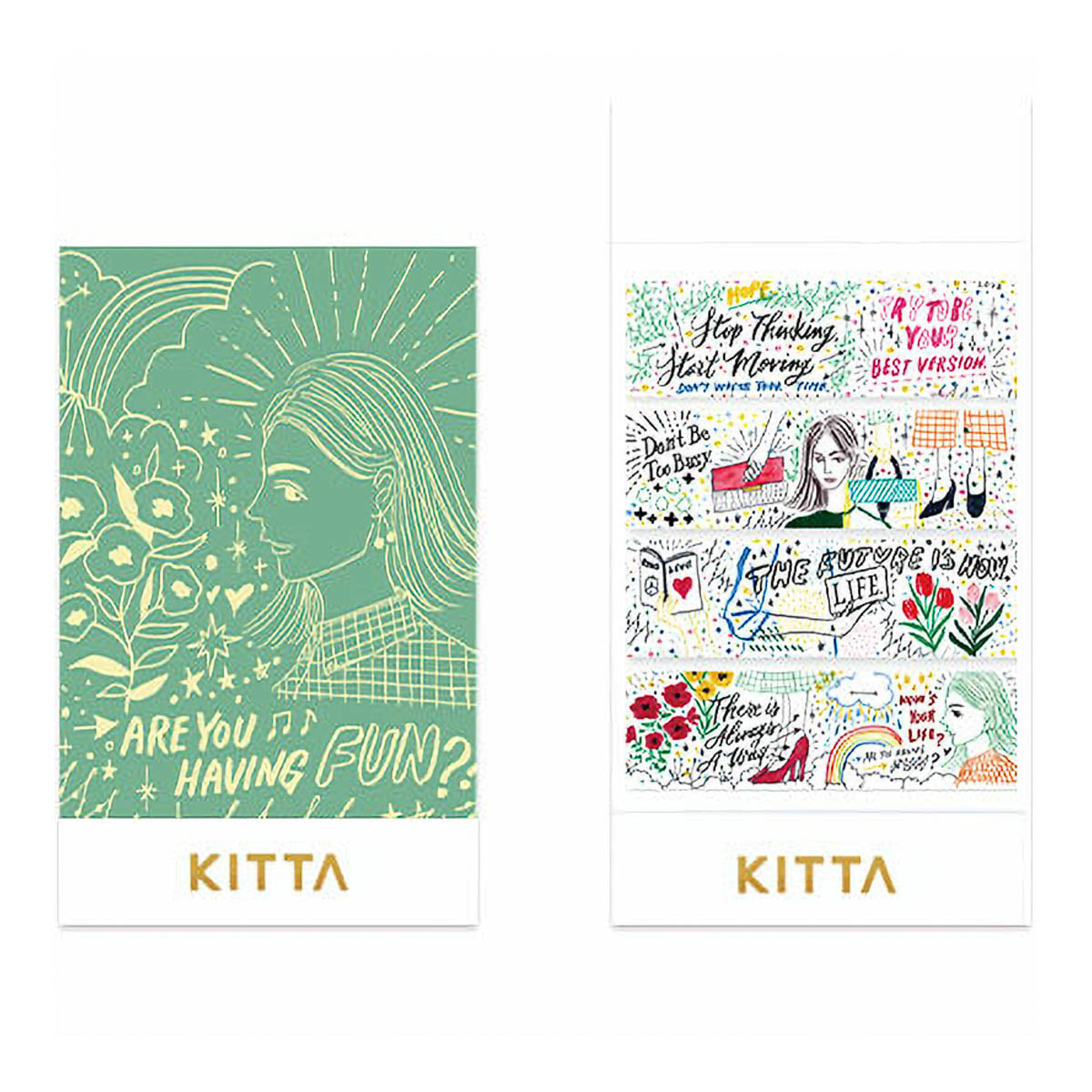 Deko-Sticker - KING JIM - KITTA basic (2024)