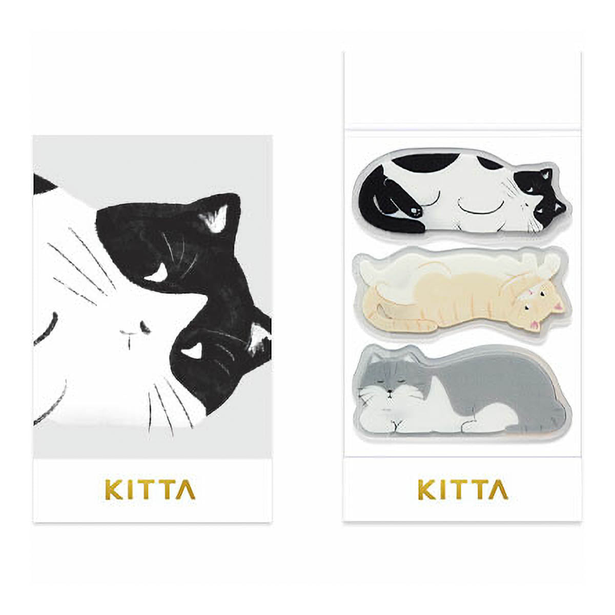 Deko-Sticker - KING JIM - KITTA Clear