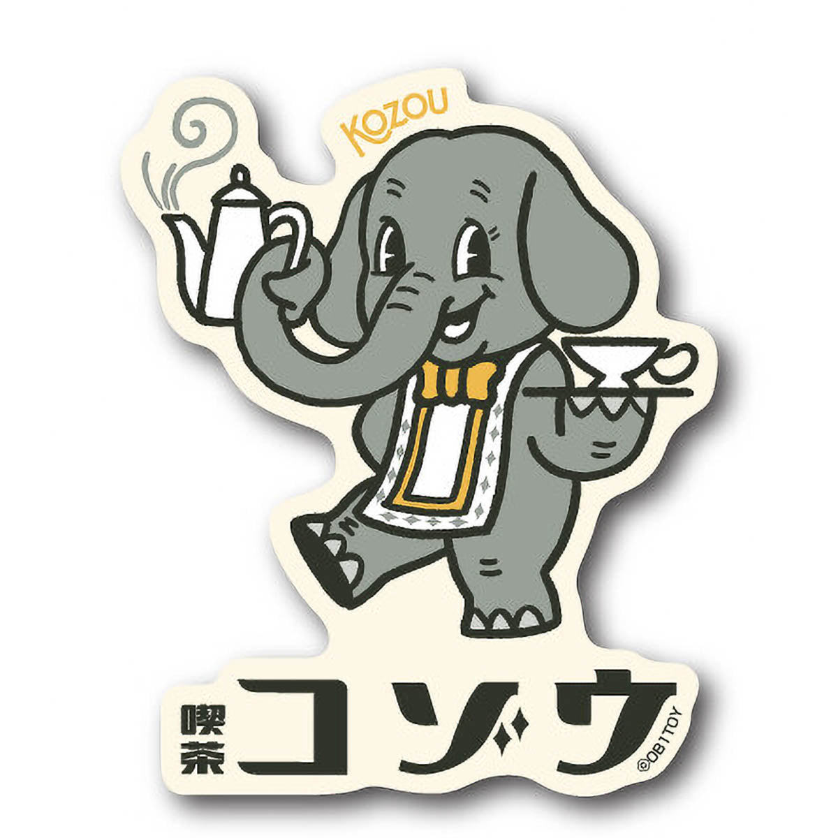 Deko-Sticker - Retro Shopping Street Obi-Wan