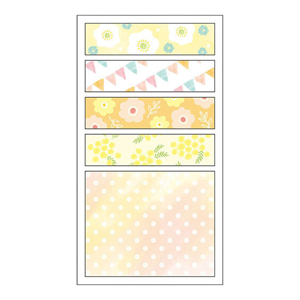 Deko-Sticker - Pine Book - Washi Sheet Sticky Notes