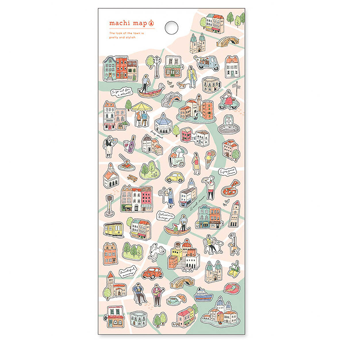Deko-Sticker - Machi Map