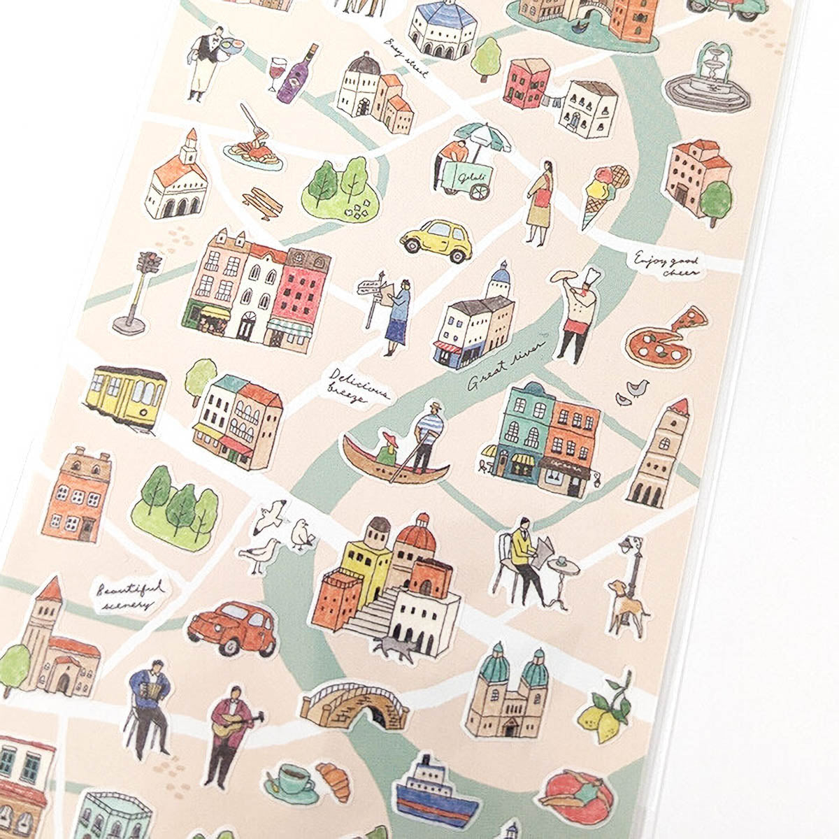 Deko-Sticker - Machi Map