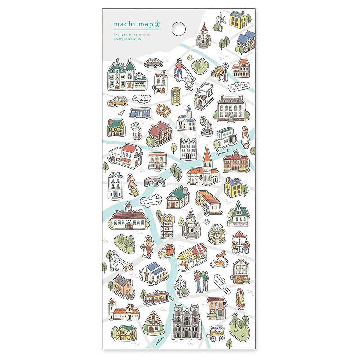 Deko-Sticker - Machi Map