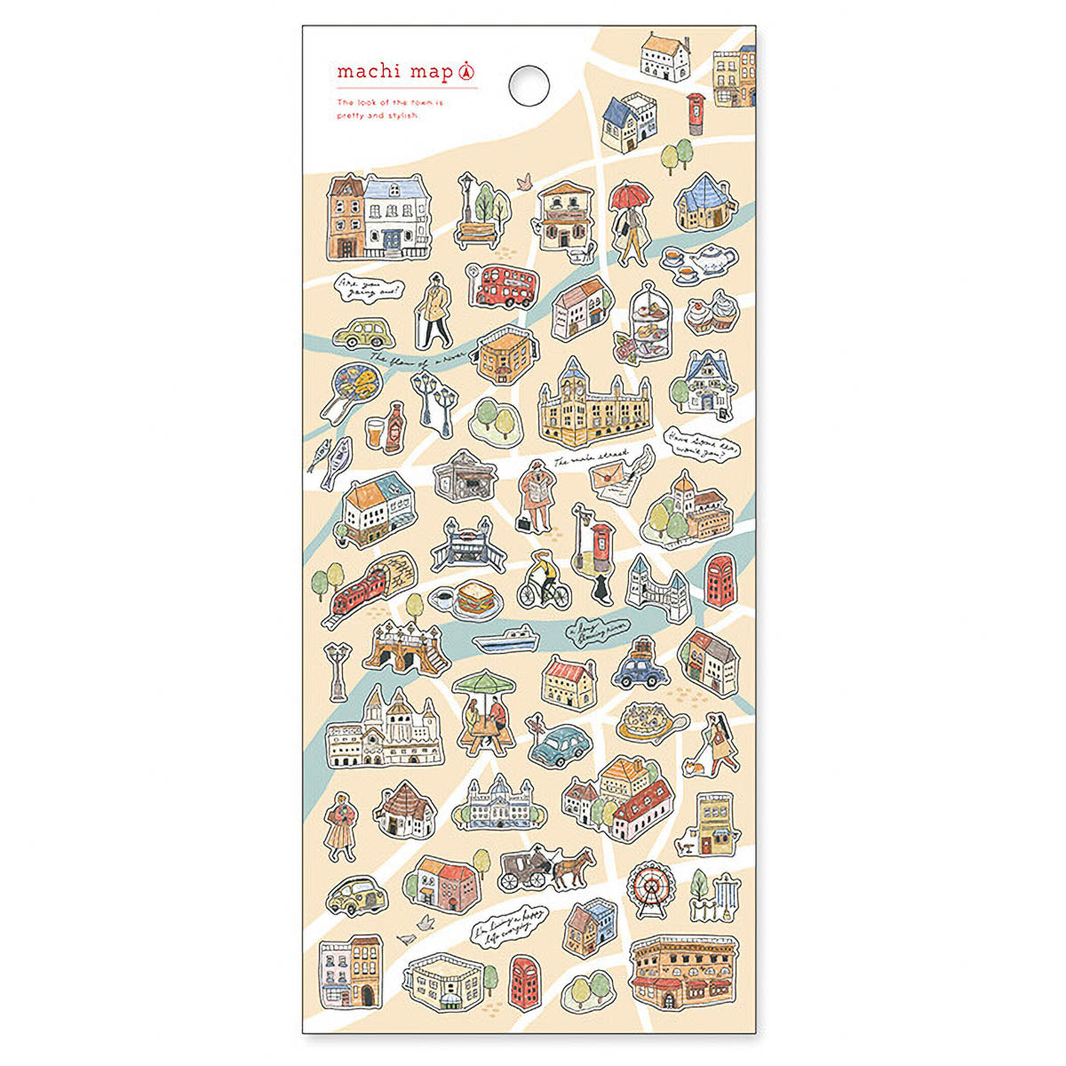 Deko-Sticker - Machi Map