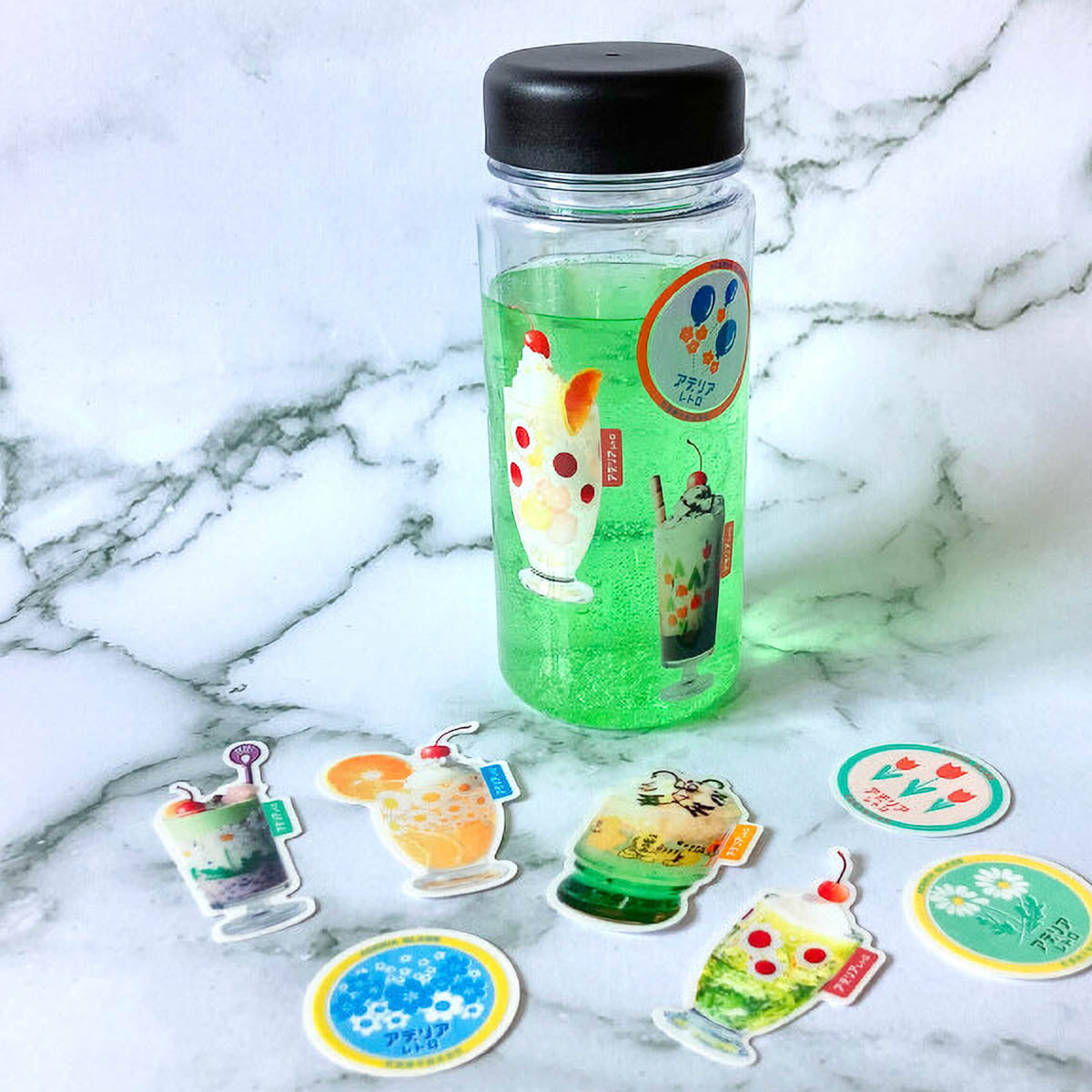 Deko-Sticker - Aderia Retro Sticker - Drinks