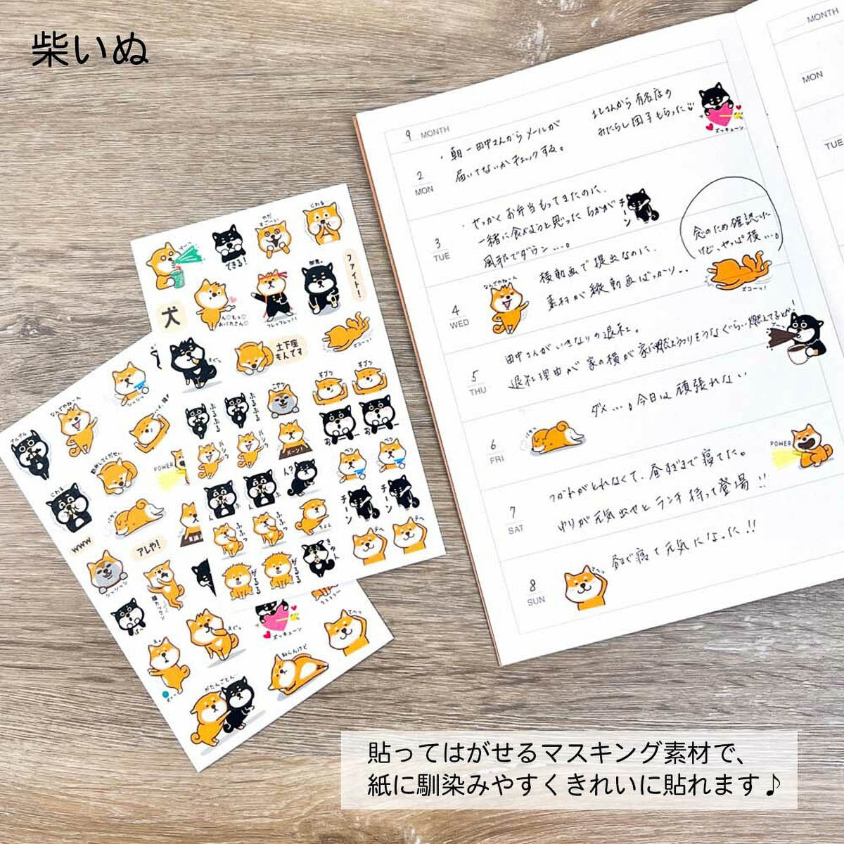 Deko-Sticker - Pine Book - Funny Masking Sticker