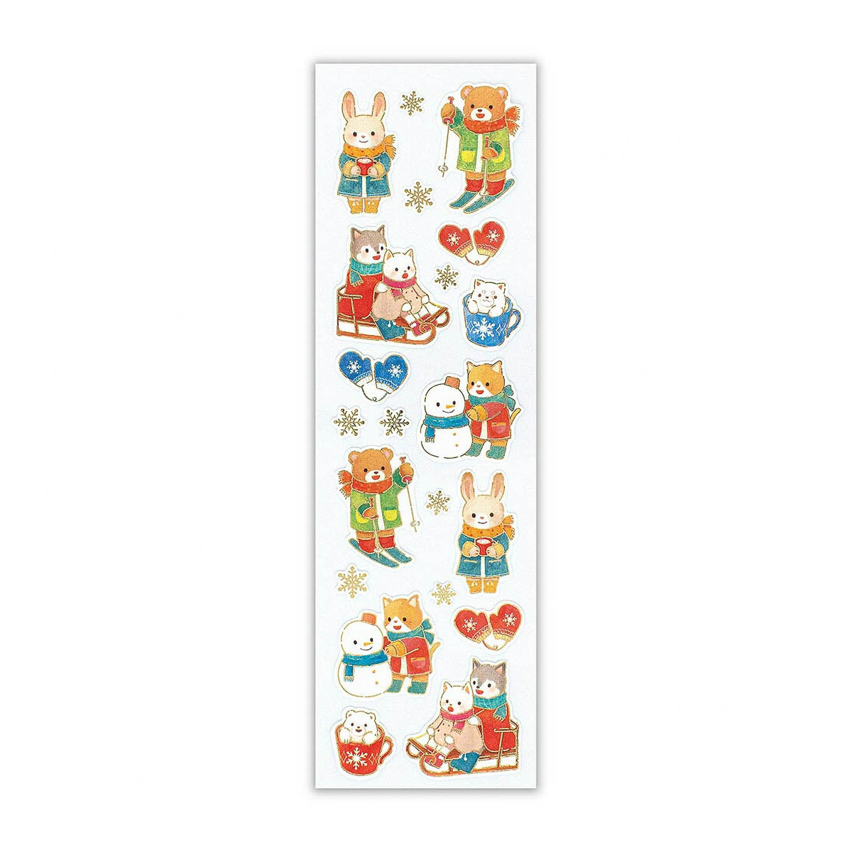 Deko-Sticker - Japanese Patterns - Winter and New Year