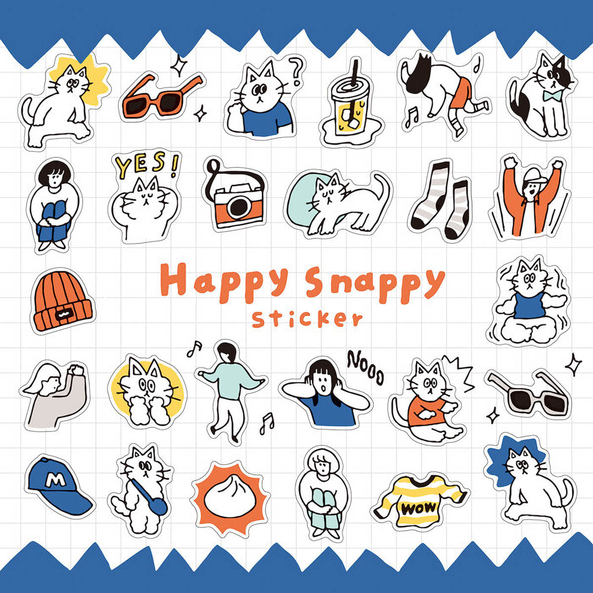 Deko-Sticker - Happy Snappy
